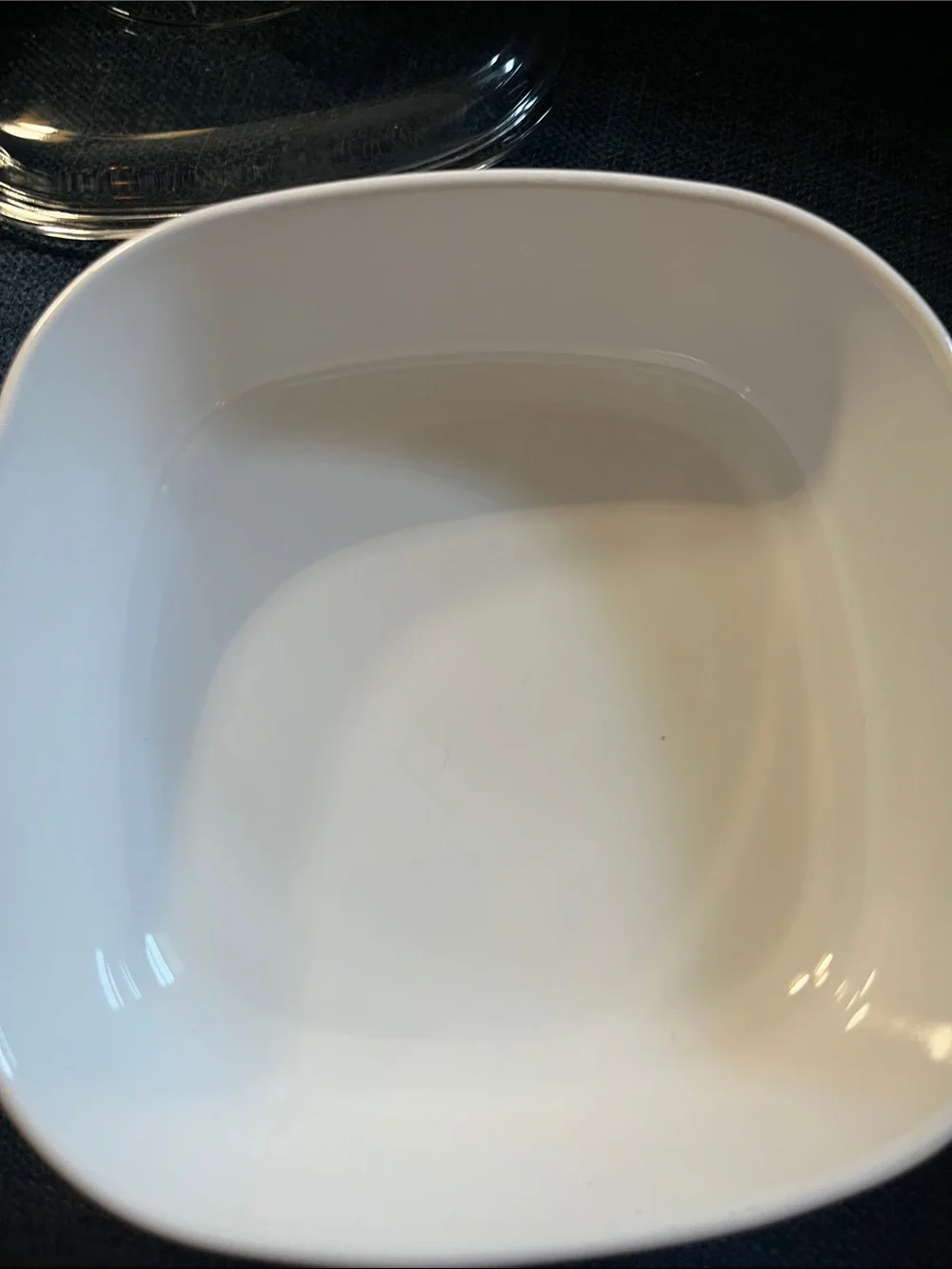 2 Qt Corningwar La Marjolaine White Covered Casserole Bakeware Dish 2 pc